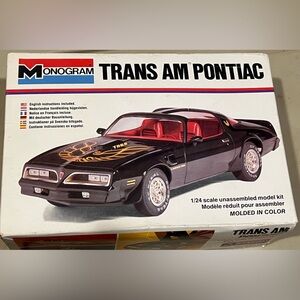 Vintage NIB Pontiac Trans Am Model Kit 1/24 scale 1979